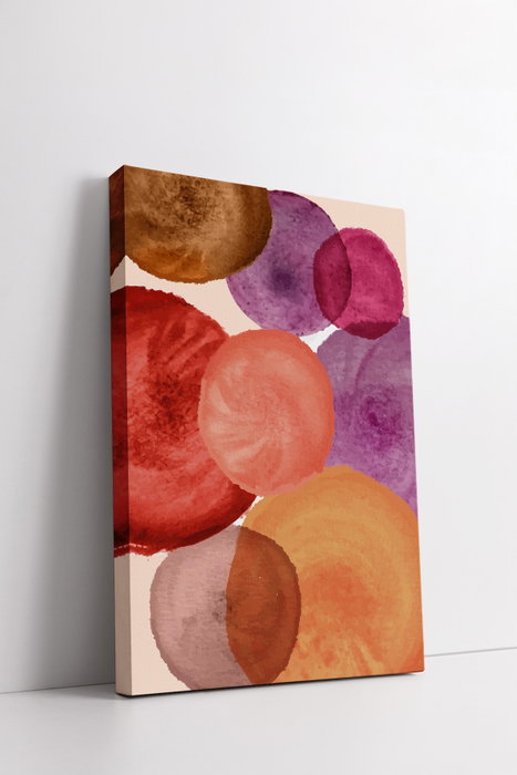 Wallity Conjunto de 3 Lienzos Decorativos 40 x 60 cm Multicolor
